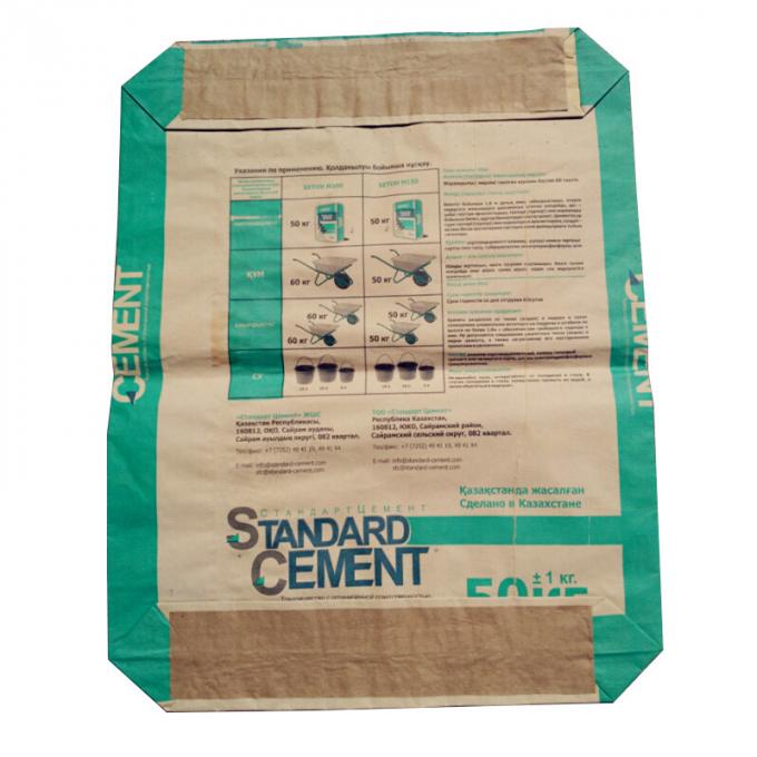 Geavanceerde Multiwall-het Document van Cementkraftpapier Zak die tot Machine maken 2 Kleuren